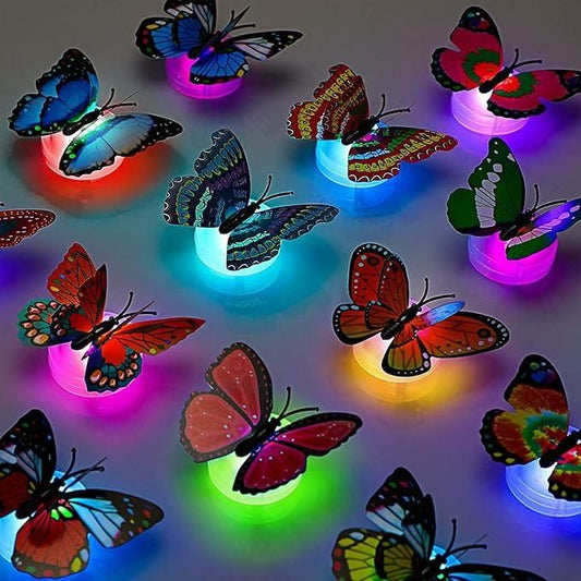 3DButterfly Led Light for Home Decoration (Pack of 3)